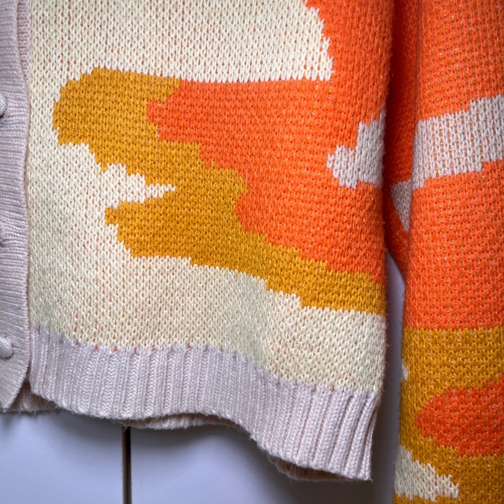 Sunset Patterned Women's Sweater - Picture 3 of 5